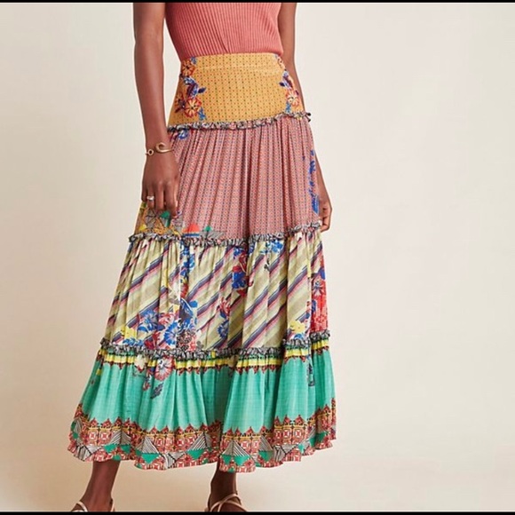 ruth ruffle maxi dress